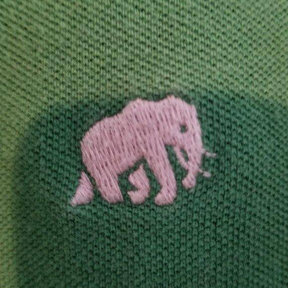 Men's Green Banana Republic Short Sleeve Polo - Picture 2 of 6